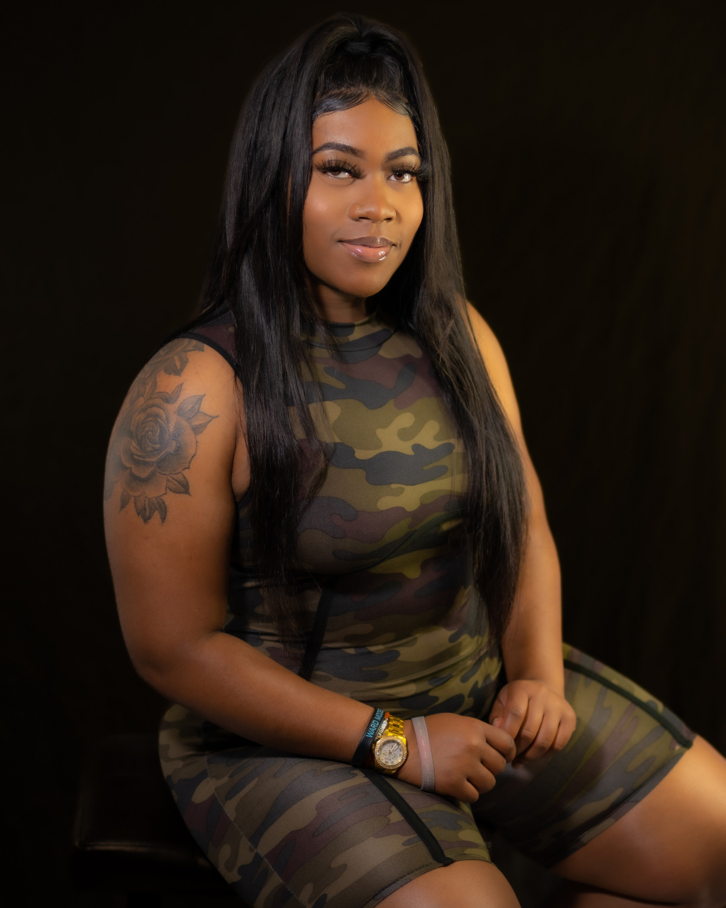 Camo Romper - Twice the Charm