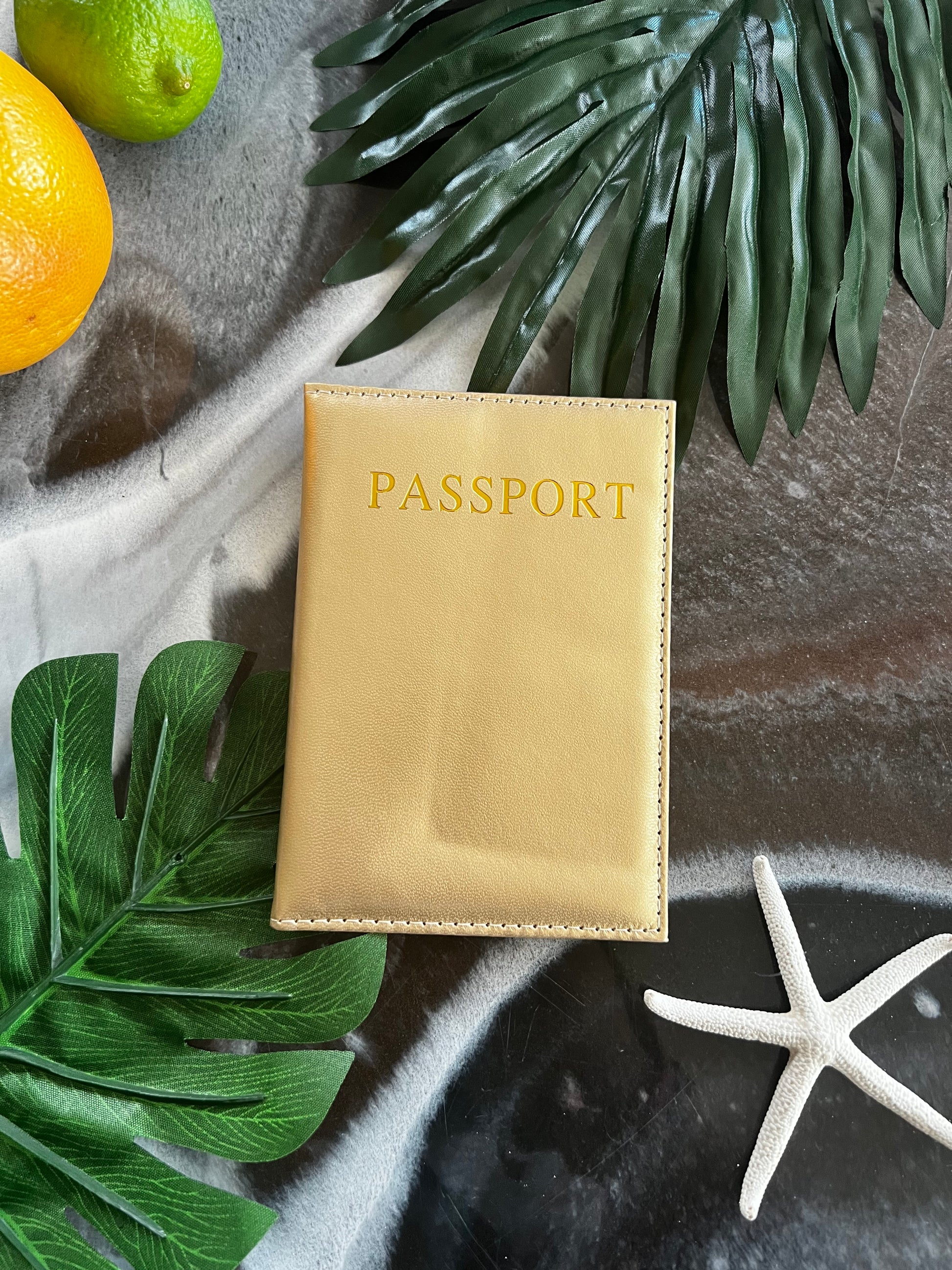 Gold Passport Cover - Twice the Charm